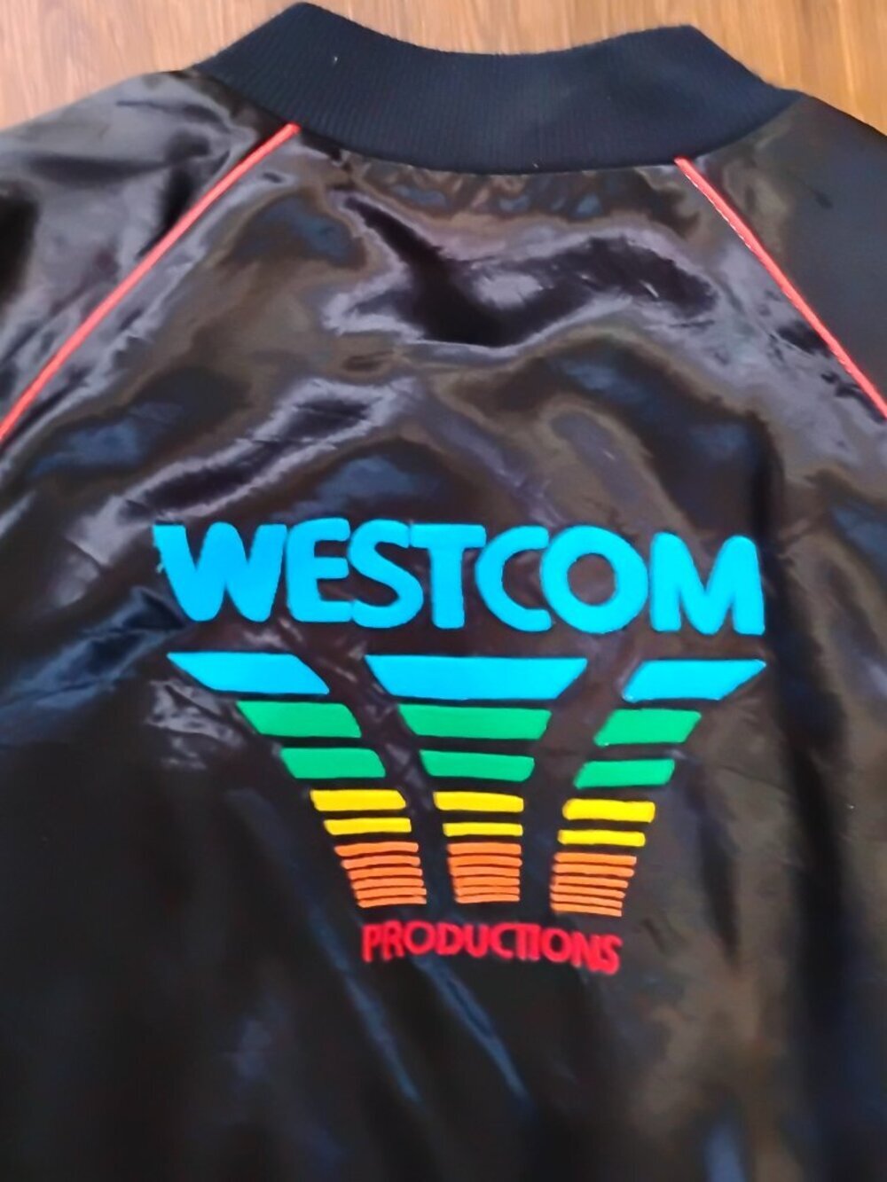 Vintage Westcom Productions Home Video Satin Jacket